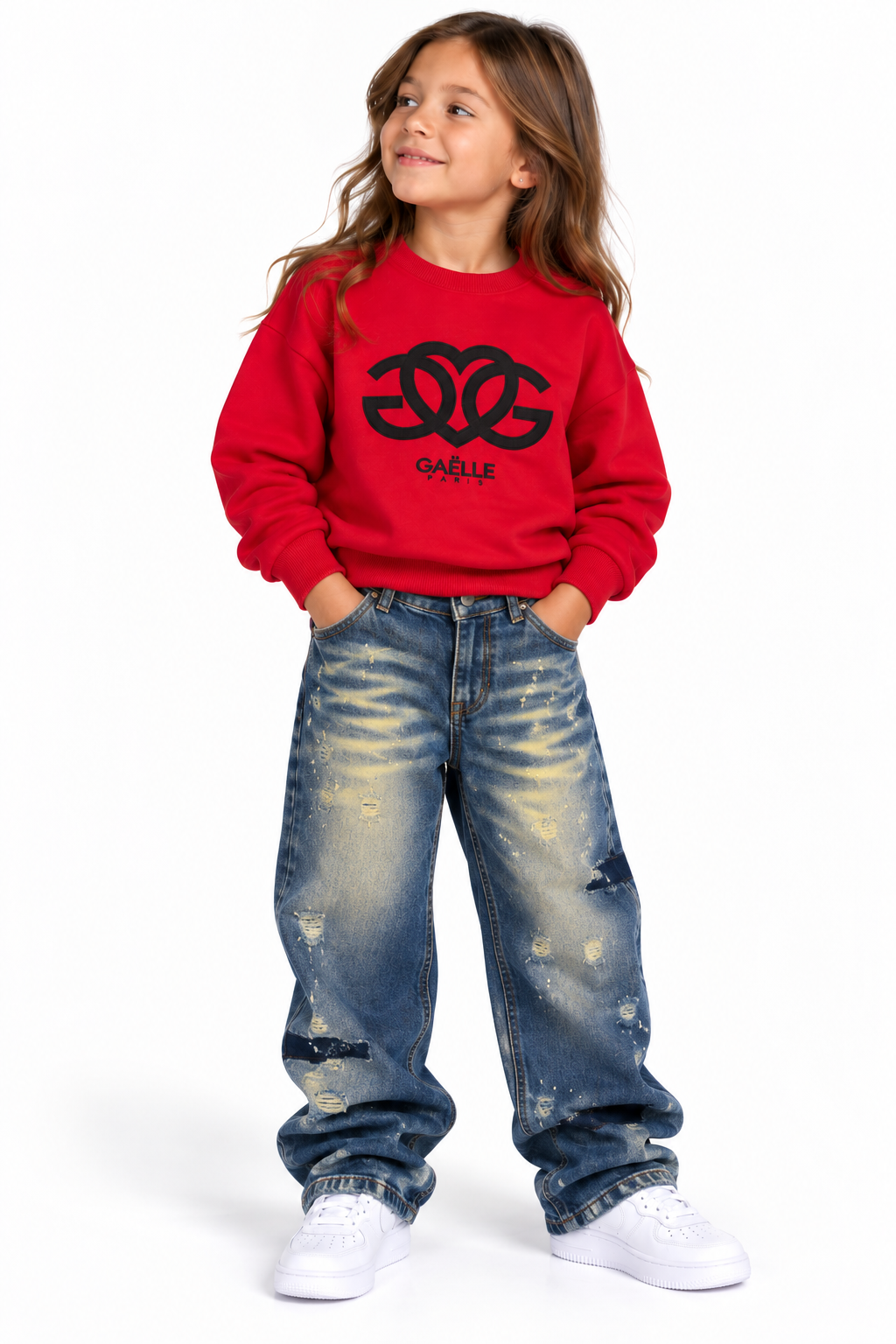 Felpa Bambina Gaëlle Paris – Rossa