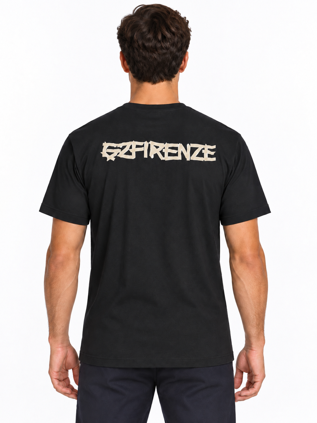 G2 Firenze nera logo beige retro