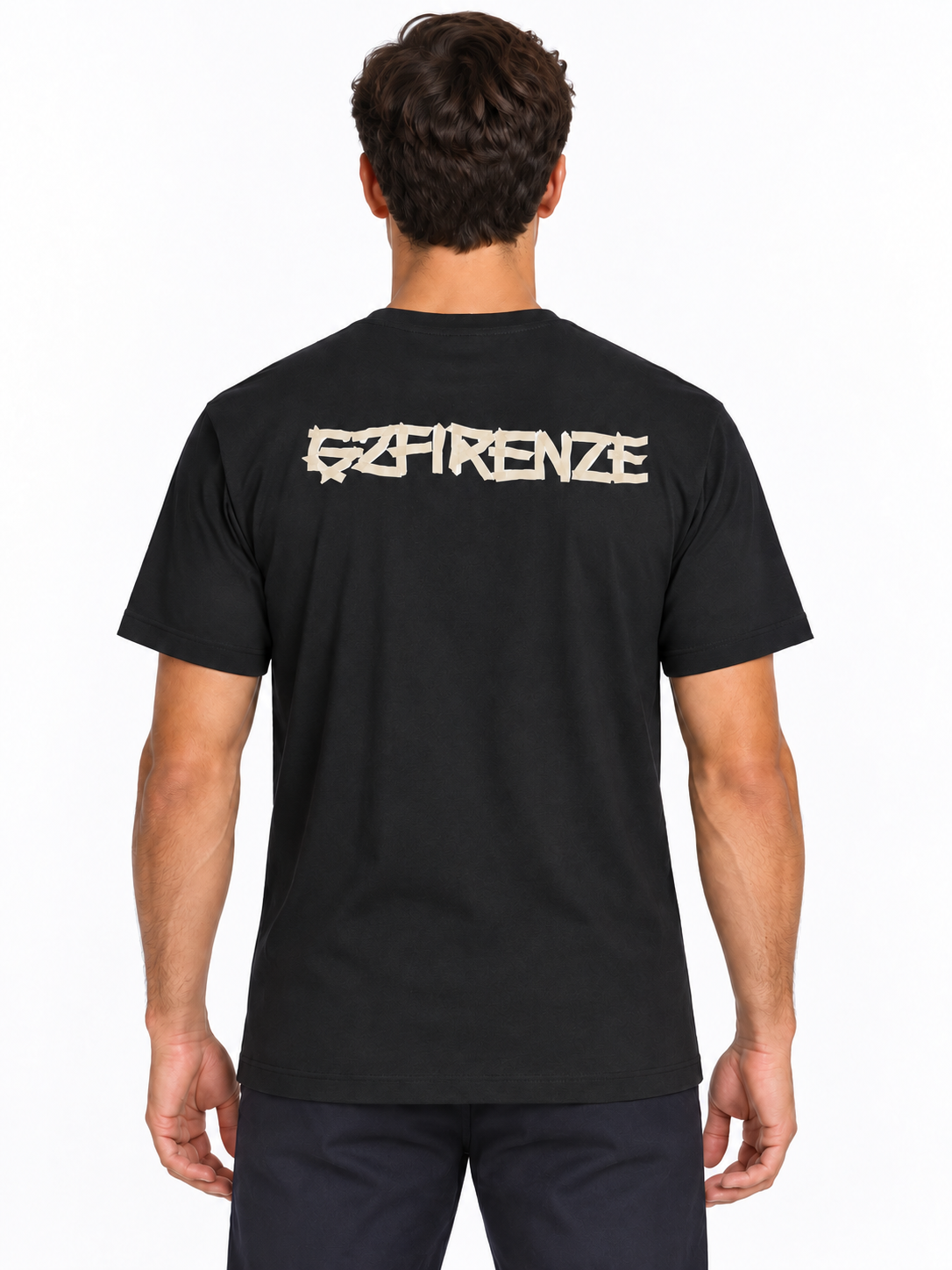 G2 Firenze nera logo beige retro