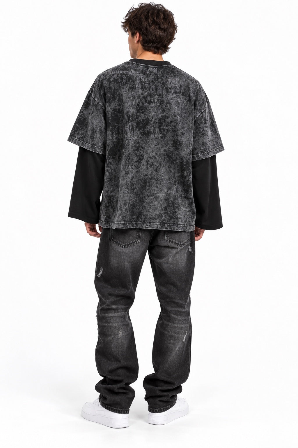 Long sleeve Good Save Me con stampa aquila - retro