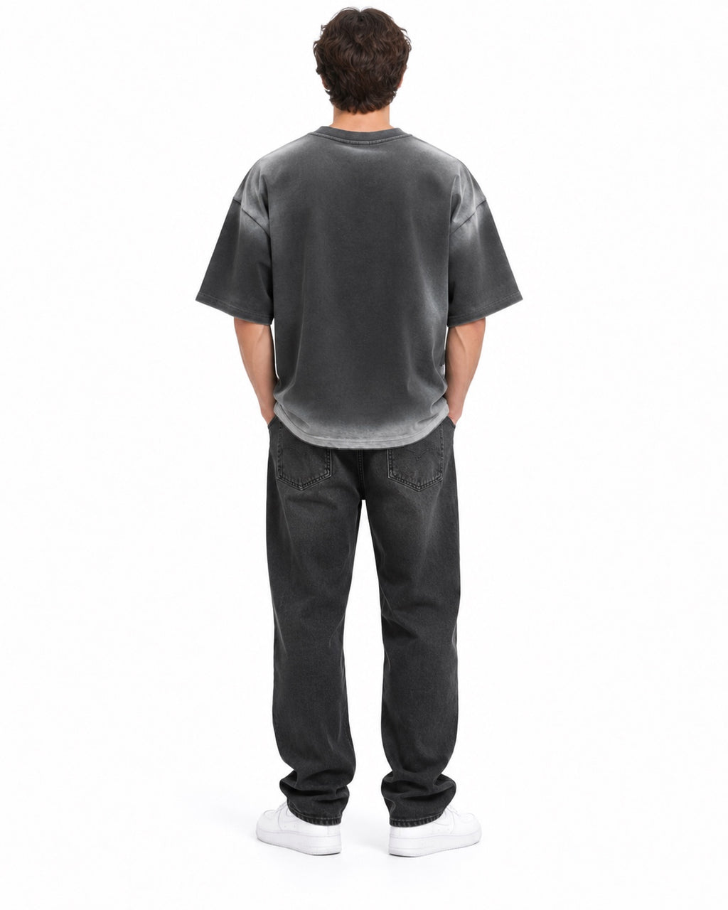 T-shirt Les Artists con stampa mani - retro