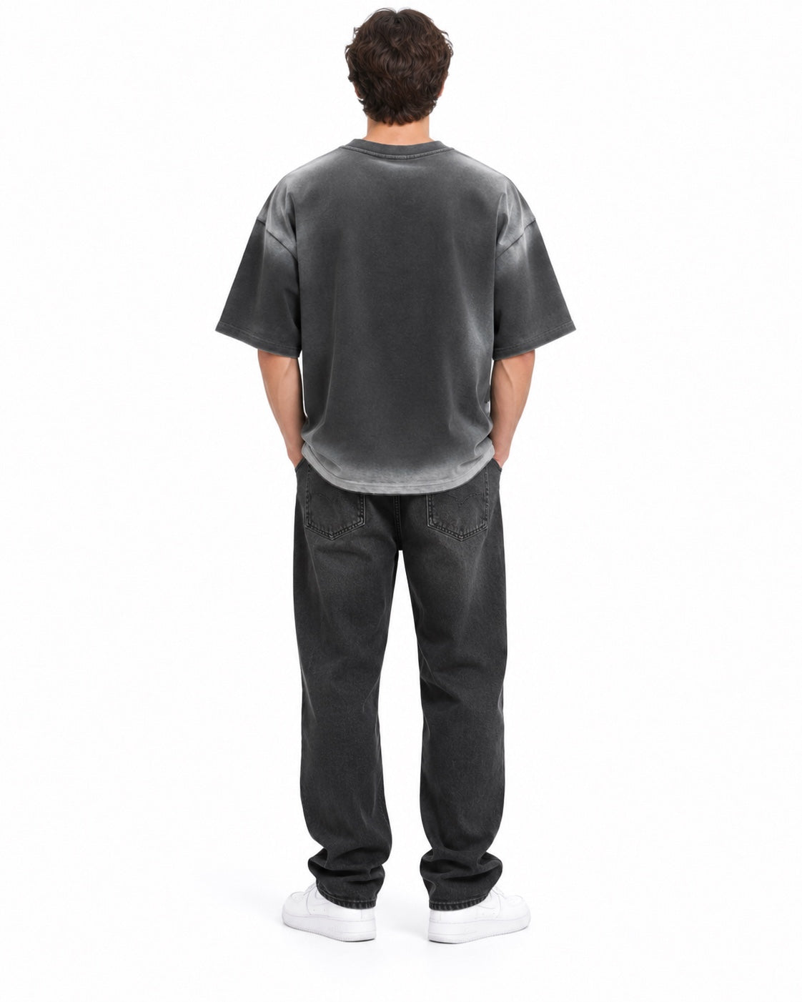 T-shirt Les Artists con stampa mani - retro